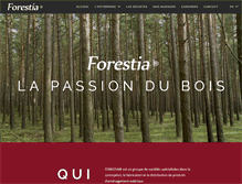 Tablet Screenshot of forestia.fr