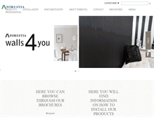 Tablet Screenshot of forestia.com